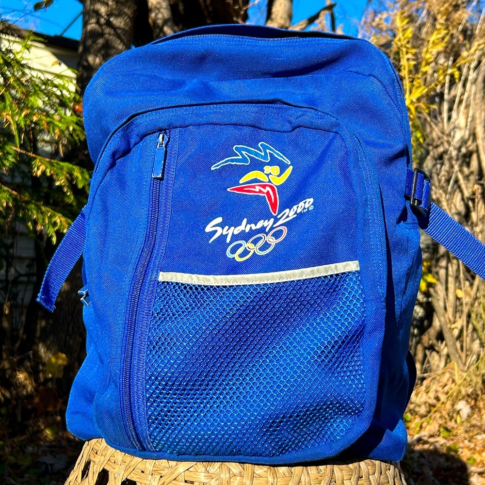 Vintage 2000 Sydney Australia 🇦🇺 Olympics Backpack Rucksack Sports Bag Y2K